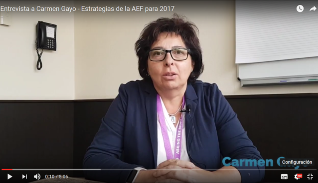 Entrevista a Carmen Gayo – Hacia dónde va la AEF en 2017
