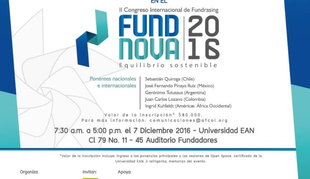 II Congreso Internacional de Fundraising FundNova, en Colombia